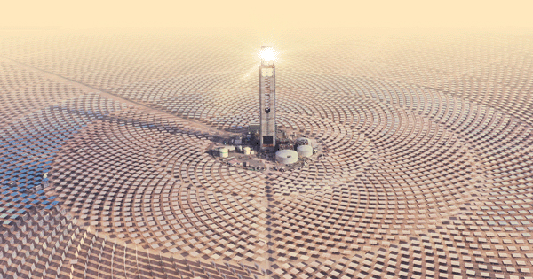 Planta de concentración solar